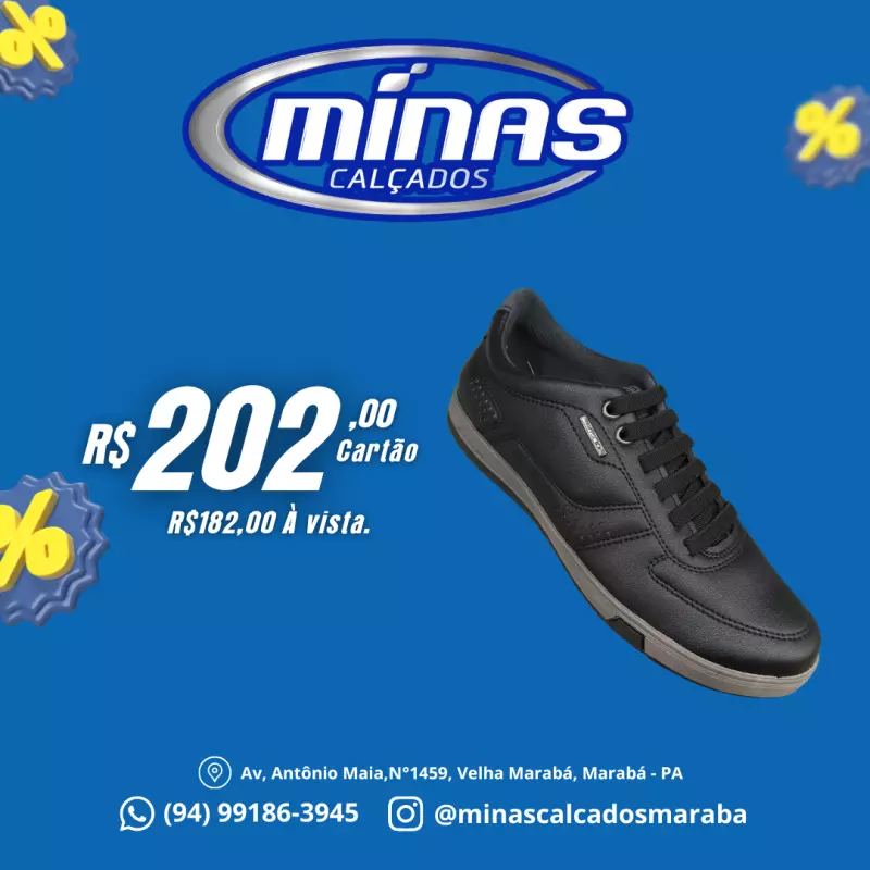 Sapatênis Preto RF:170418