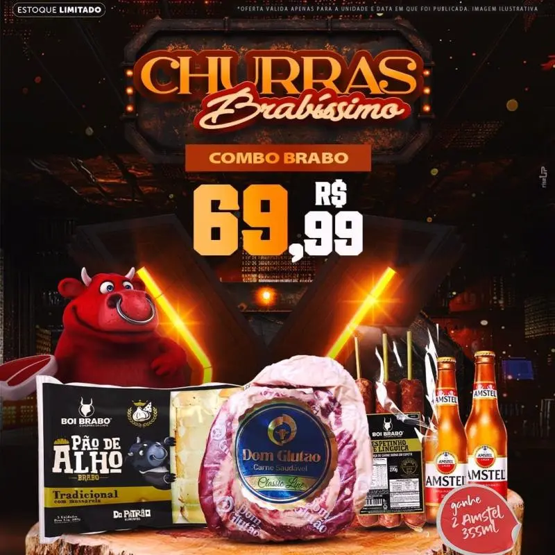 COMBO COSTELA DESOSSADA DOM GLUTÃO