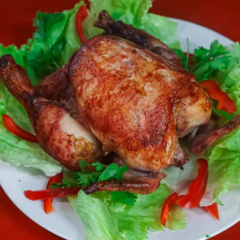 Pollo en brasa solo