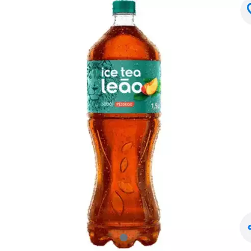 Chá Ice Tea Sabor Pêssego Leão 1,5L