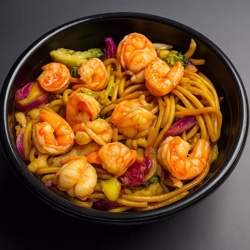 Yakisoba camarão