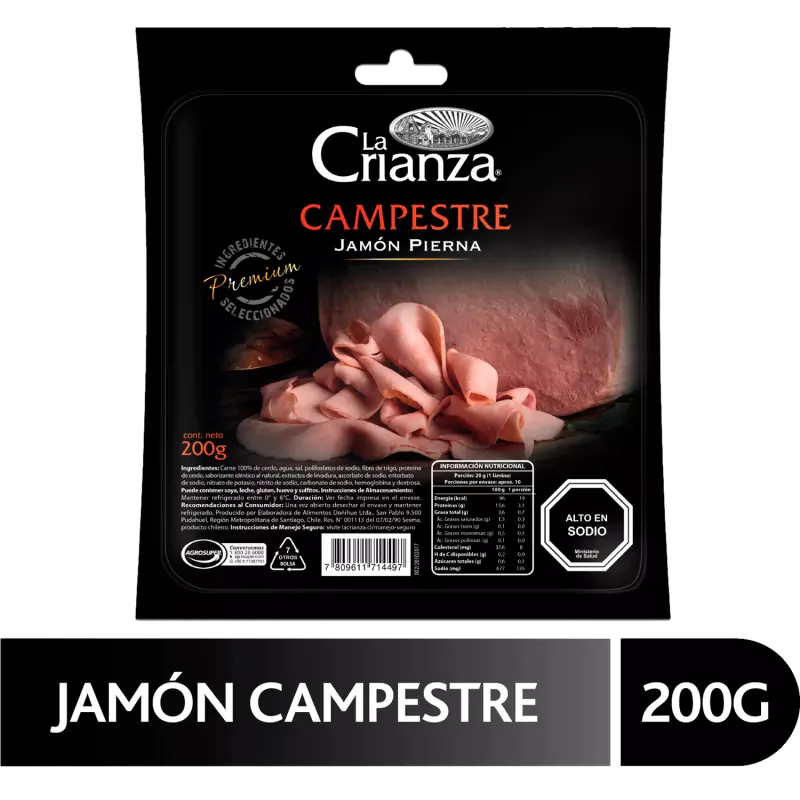 Jamón pierna campestre la crianza