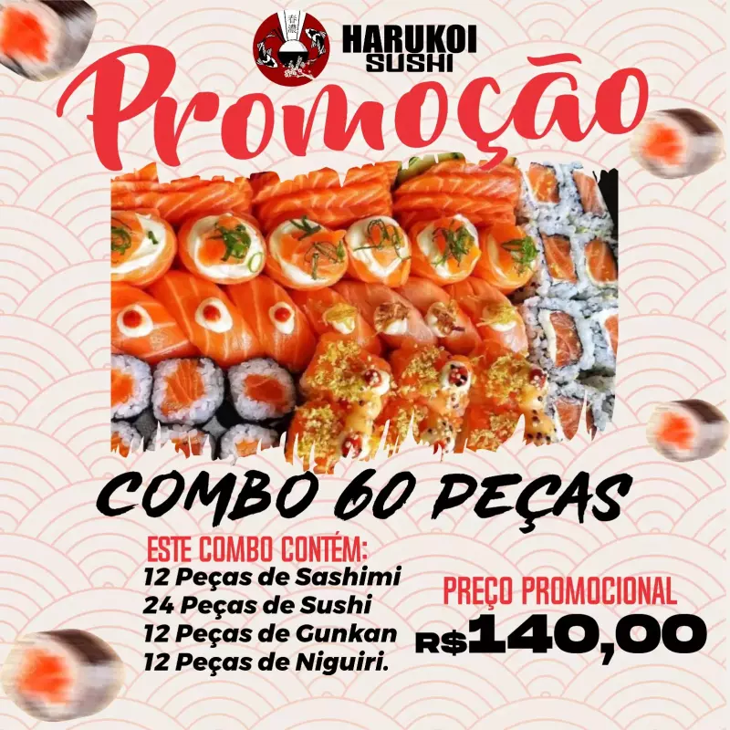 Combinado Tradicional 60 peças
