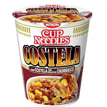 Cup noodles costela / molho currasco