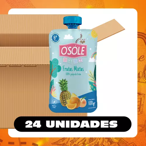 Bulto Osole Compota Frutas Mix 100g