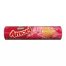 BISCOITO AMORI MORANGO C/36 UN 125G