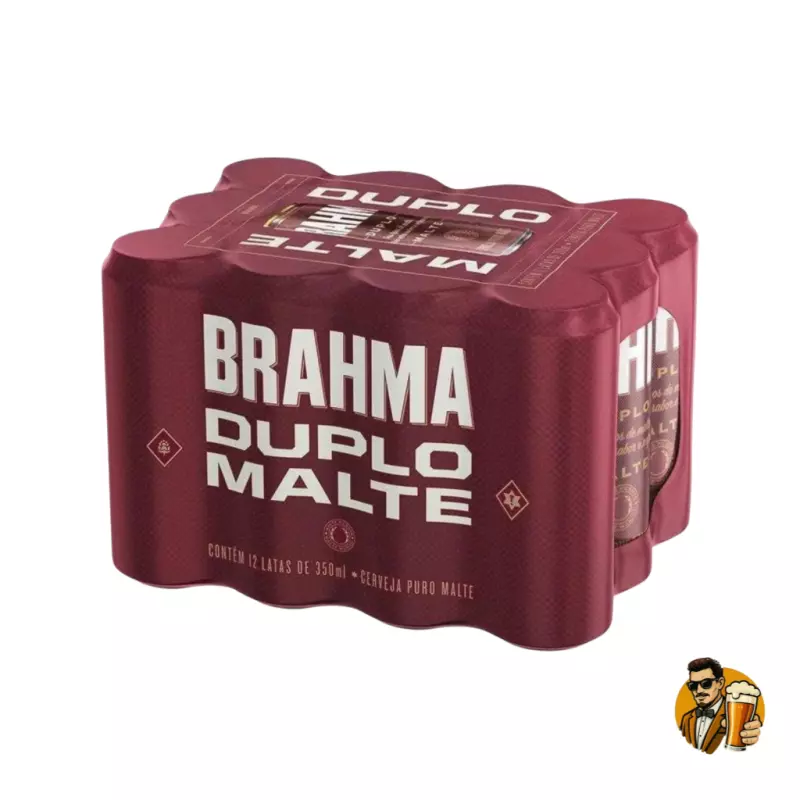 Brahma Duplo Malte 350ml caixa c/ 12
