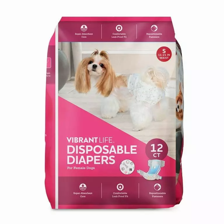 PAÑALES PARA PERROS HEMBRAS-Talla S