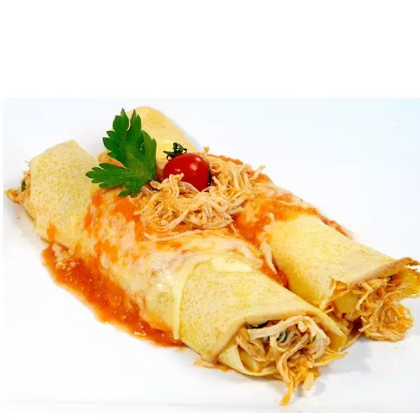 Panqueca integral de Frango