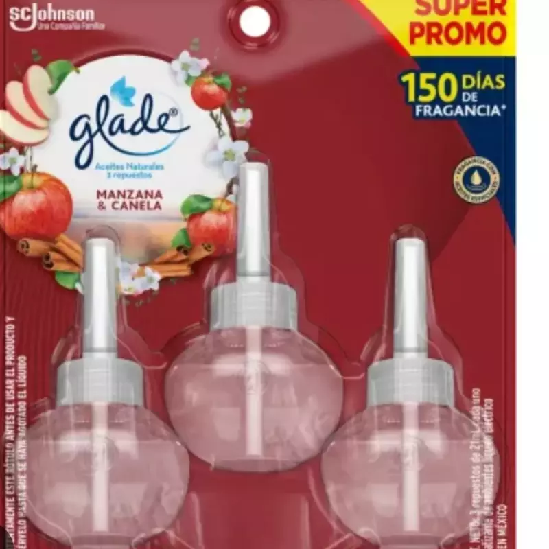 glade 3 repuestos manzana canela