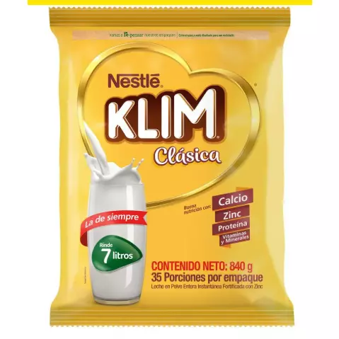 KLIM INSTANTANEA FORTIFICADA 840 GRA