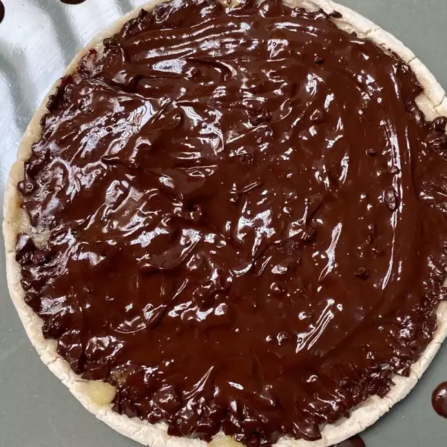 MINI PIZZA DE CHOCOLATE