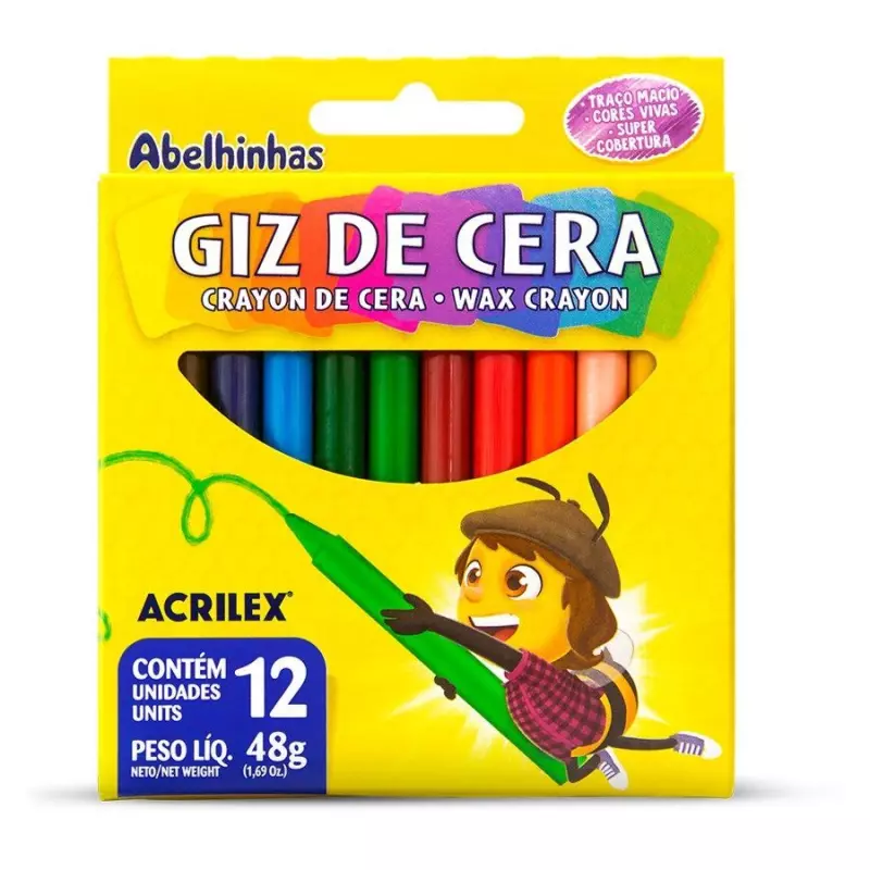 Giz de Cera - Acrilex 48g