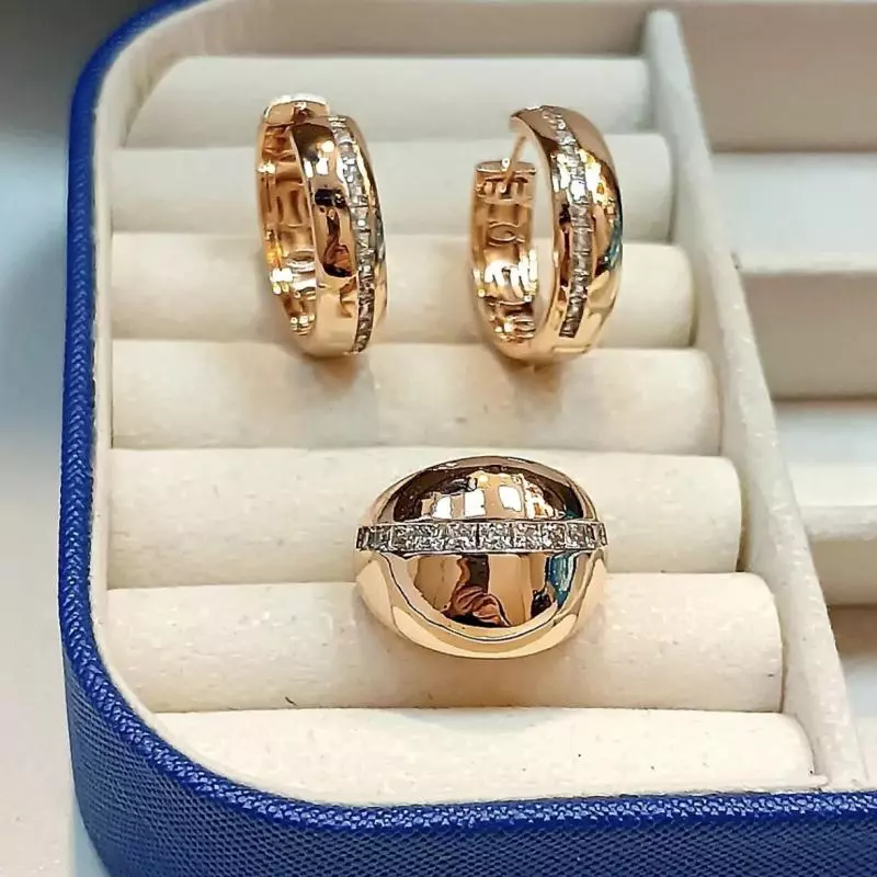 Conj argola e brinco