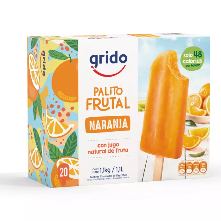 CAJA DE PALITOS FRUTALES NARANJA