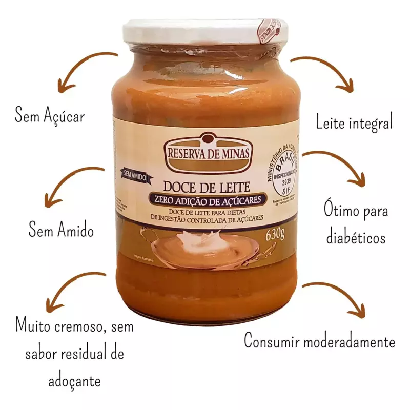 Doce De Leite - Zero Açúcar 630g