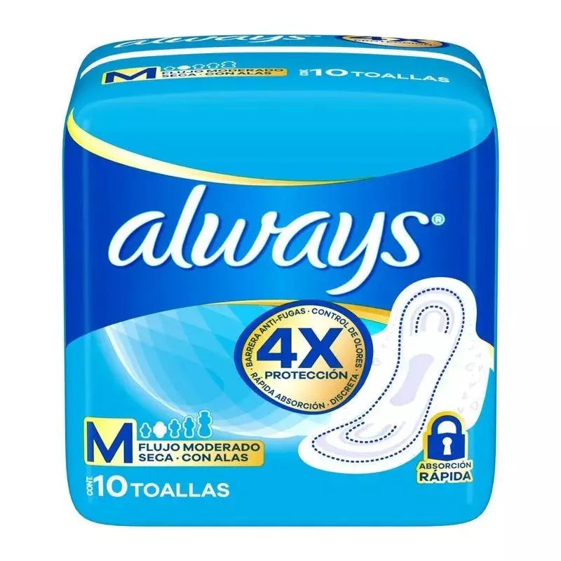 TOALLAS ALWAYS PROTECCION SECA