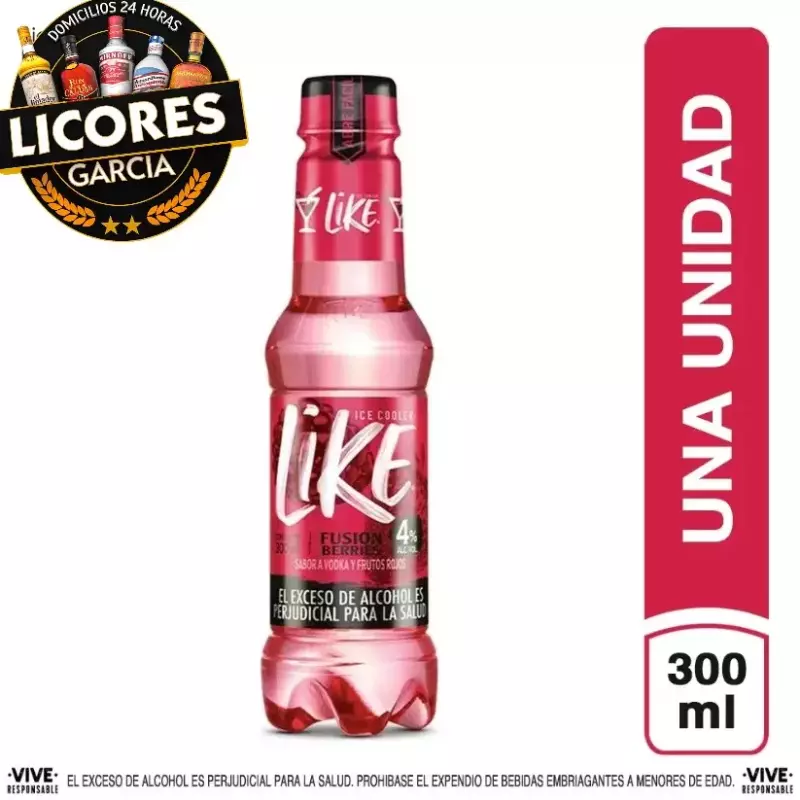 Like Sabor Vodka y Frutos Rojos