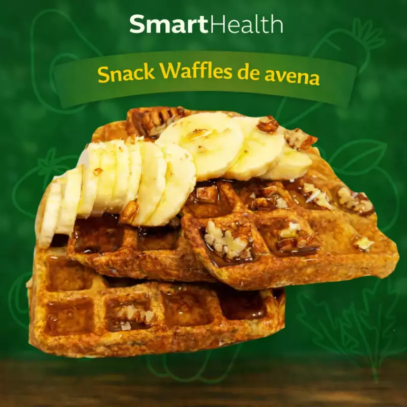 Waffles de avena