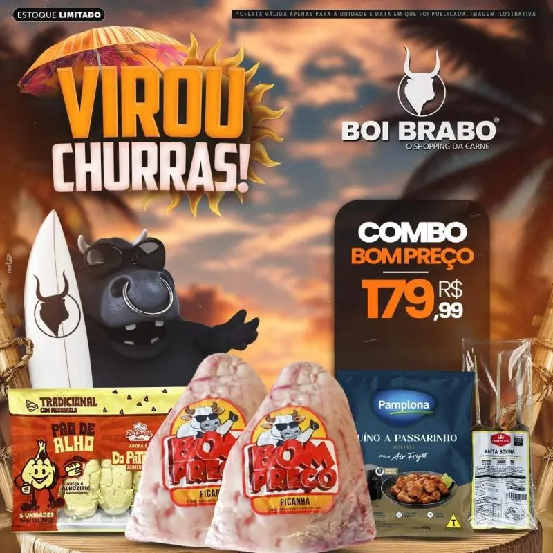 COMBO DUPLO PICANHA BOM PREÇO