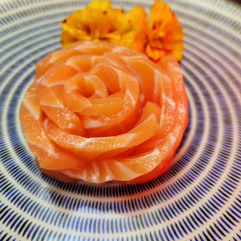 Sashimi de salmão