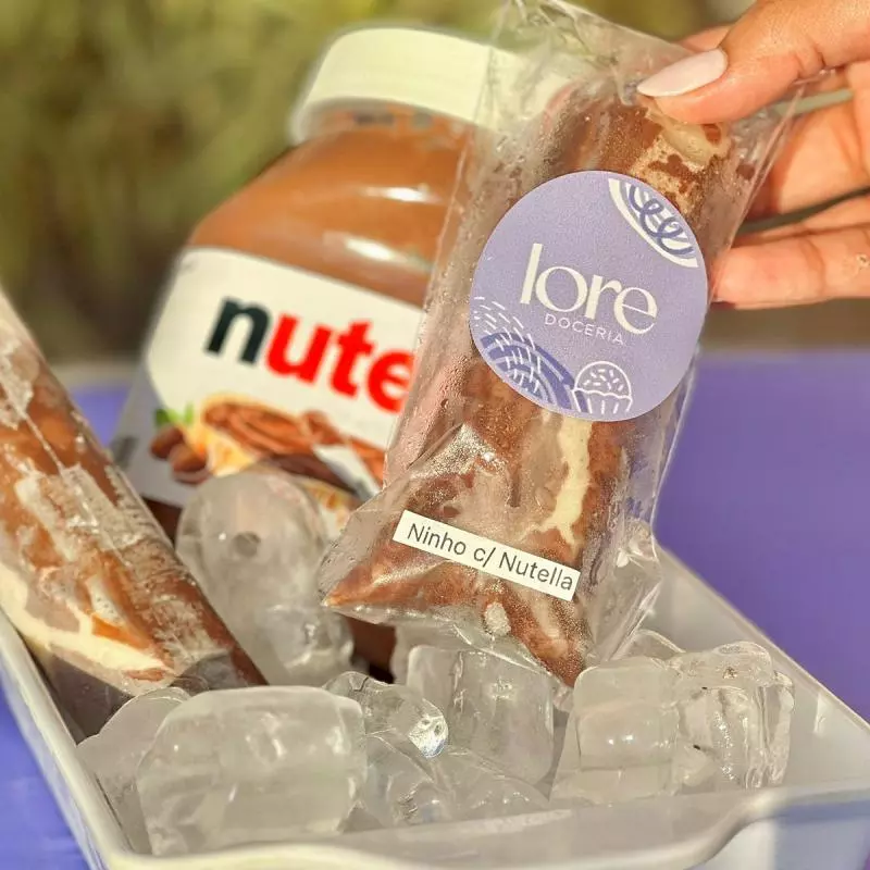 GELADINHO: NINHO C\ NUTELLA .