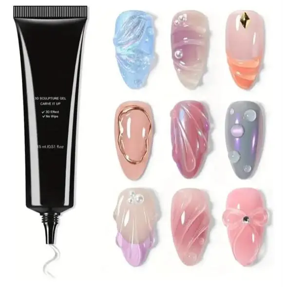 Gel Esculpidor Decoração 3D Clear