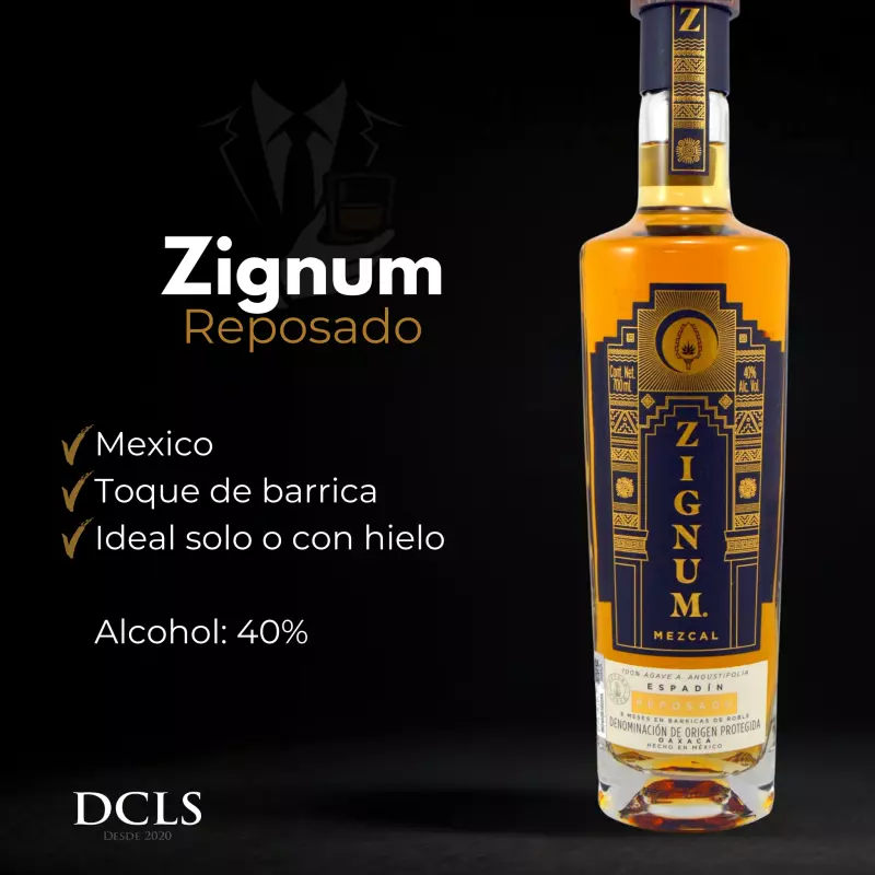 Mezcal Zignum Reposado