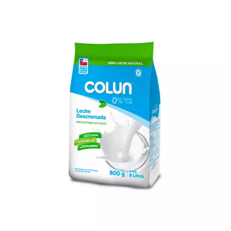 Leche en polvo Colun 800grs