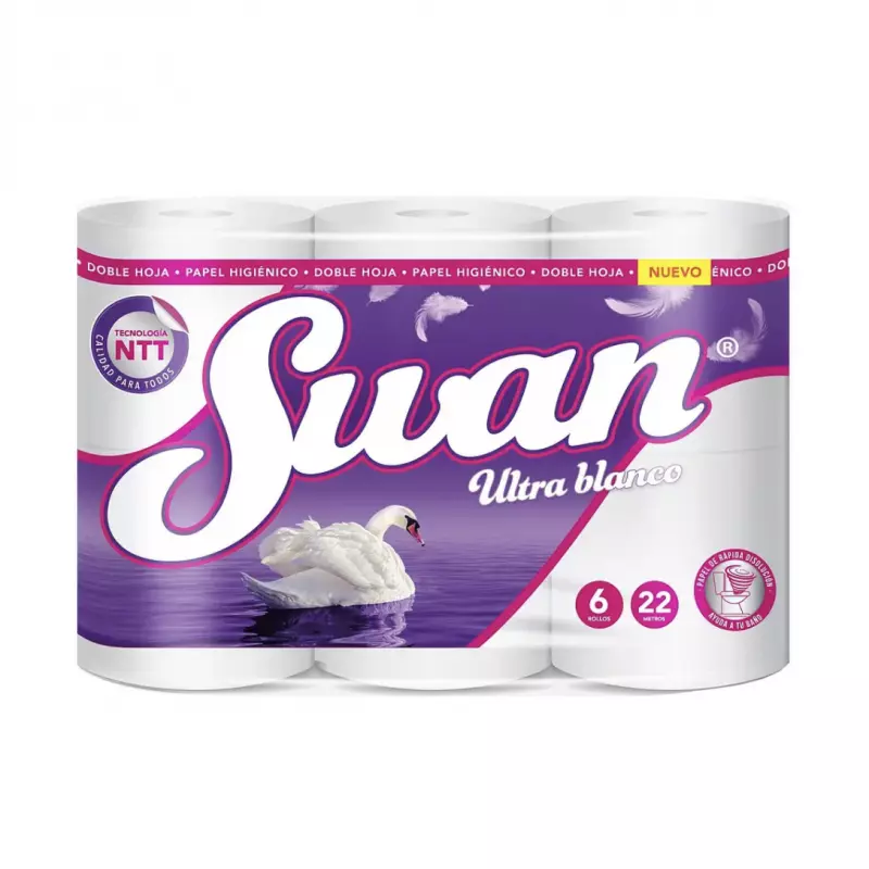 Papel higiénico swan 6 unidades