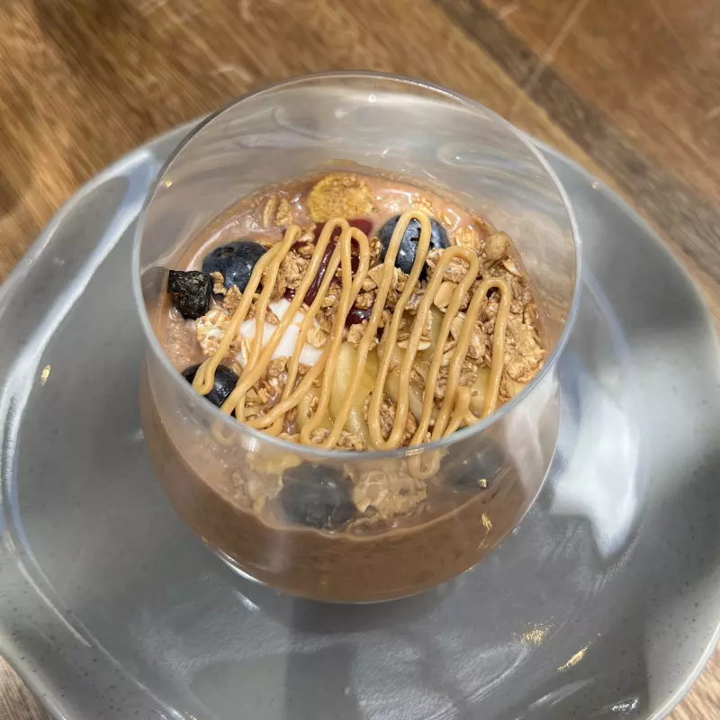 COCOA PEANUT CHIA PUDDING