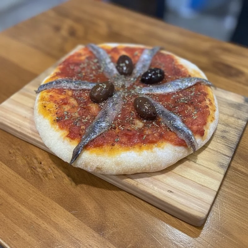 PIZZA DE ANCHOAS