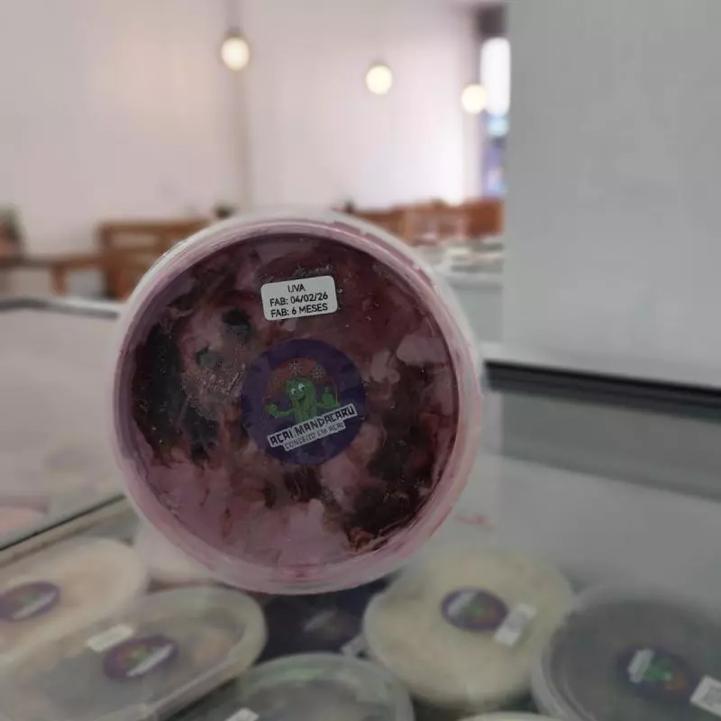 1 Litro de Sorvete de Uva