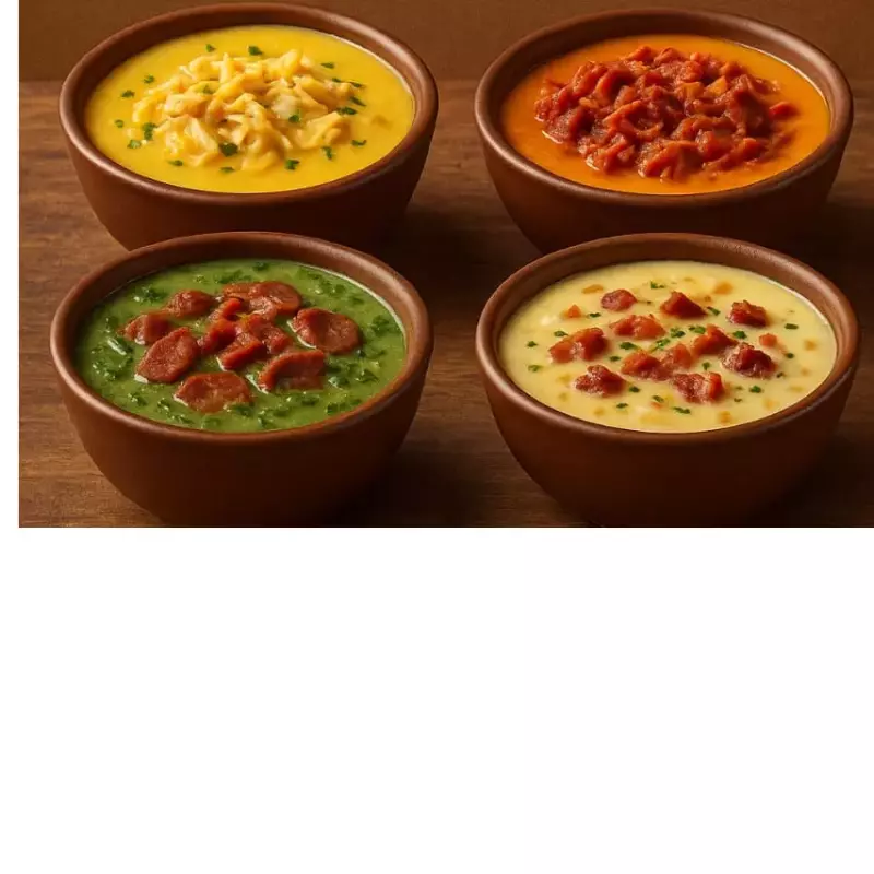 Sopa com ervilha e bacon