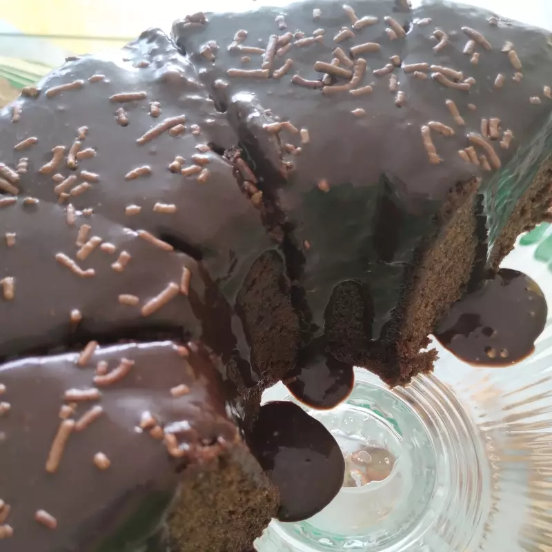 Fatia de Bolo furado