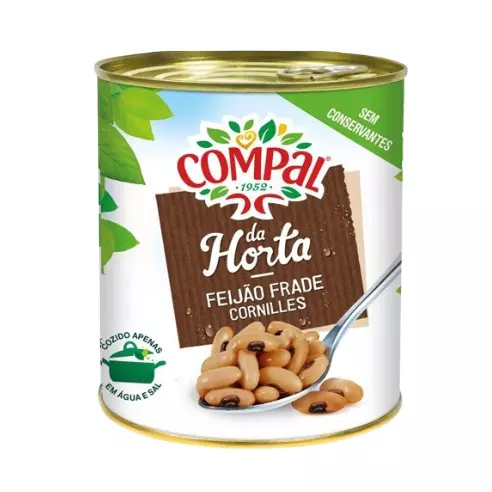 Feijão Compal Lata Frade 845g
