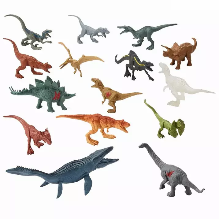 Set 15 Minidinos Jurassic mattel