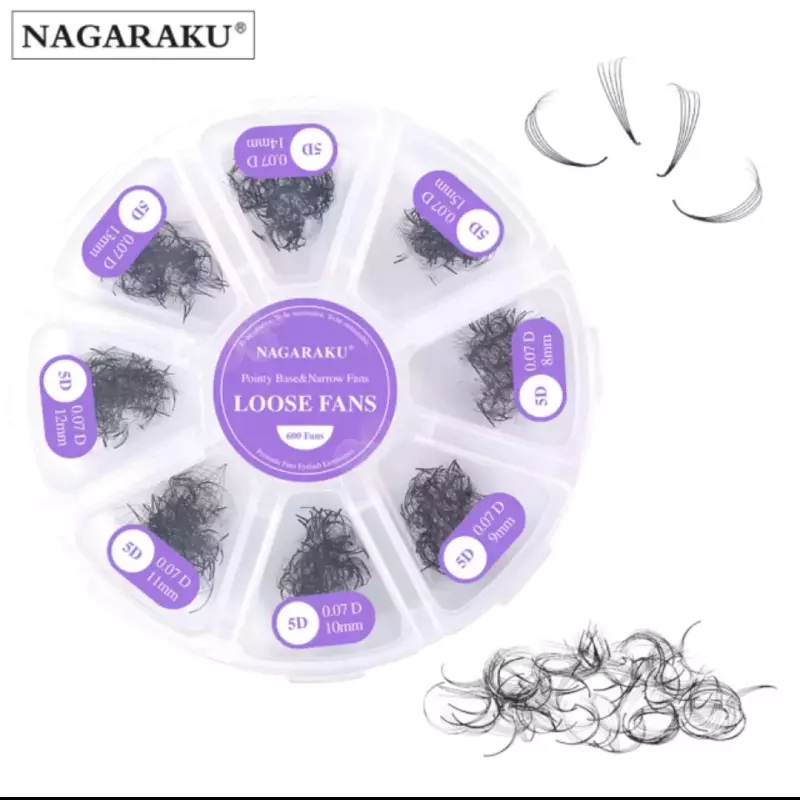 Nagaraku Abanicos Prearmados 600PCS