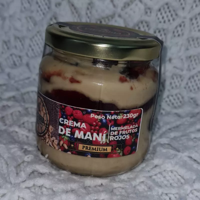 CREMA DE MANI CON MERMELADA