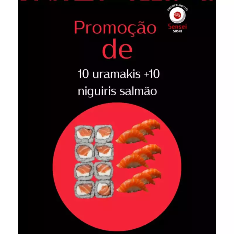 10 URAMAKIS +10 NIGUIRIS