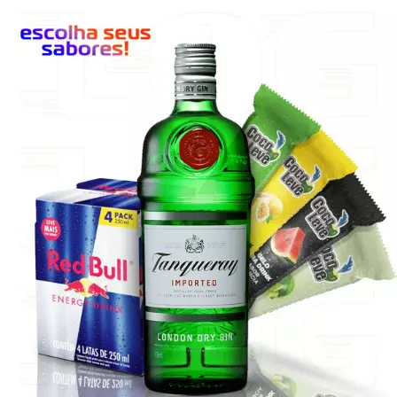 Gin Tanqueray Com Red Bull