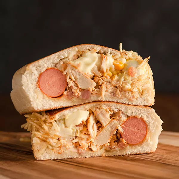 Hot dog frango cream cheese