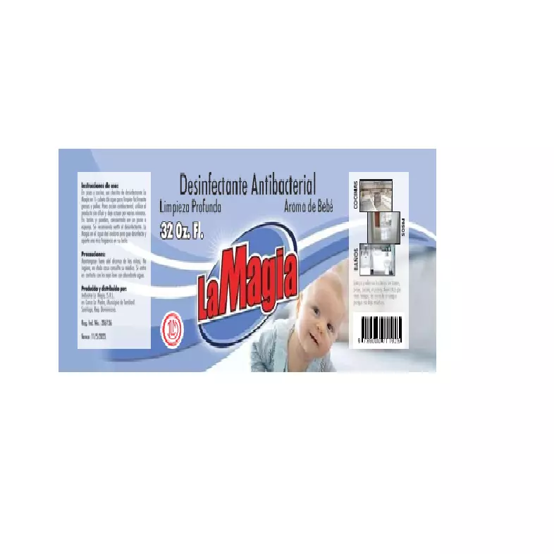 R10022-DESINF LA MAGIA BEBE 64 OZ