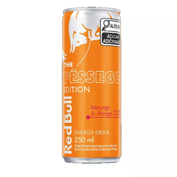 Red Bull Morango e Pêssego 250ml