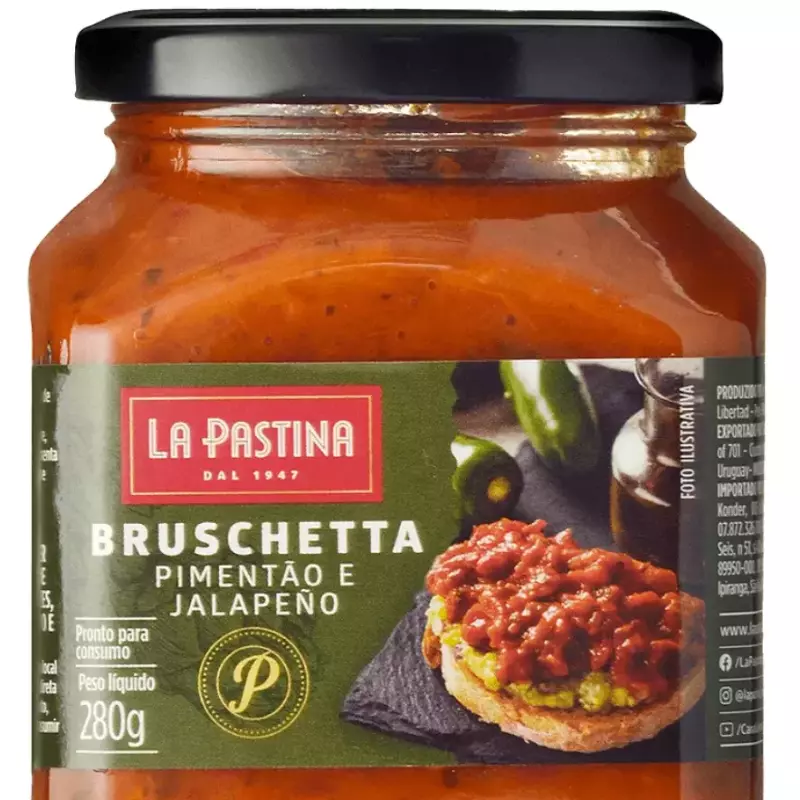 Bruschetta de Pimentão Jalapeno