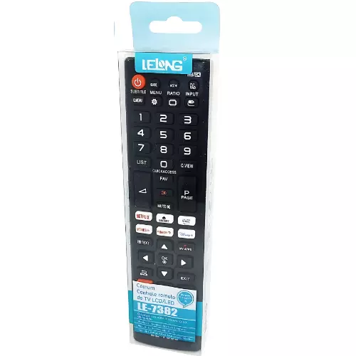 CONTROLE TV UNIVERSAL LG LE-7382