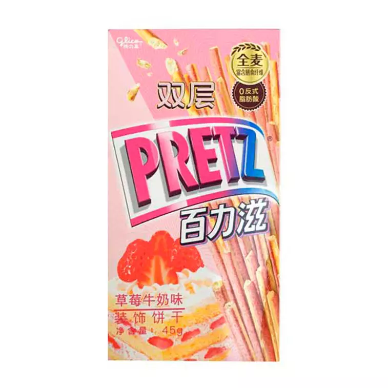 Pretz Fresas y Crema