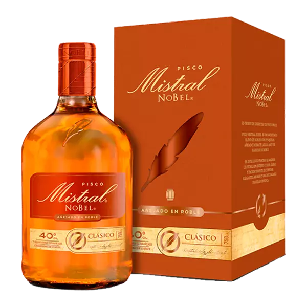 Pisco Mistral Nobel 40° de 750 ml