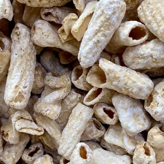 Macarrones inflado endulzado