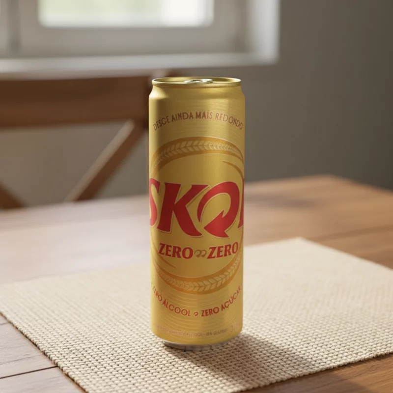 Skol zero álcool 350ml